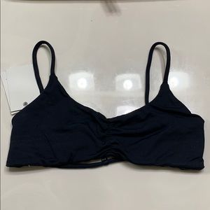 San Lorenzo black cage Bikini top